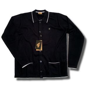 New Gabicci Vintage Wool L/S Collar Cardigan Navy  Preview